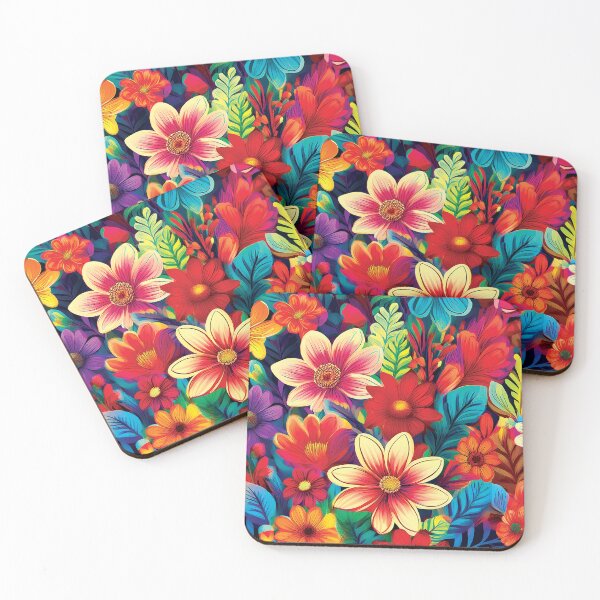 Item preview, Pretty Colorful Flowers designed and sold by CharlottePlaceArt.