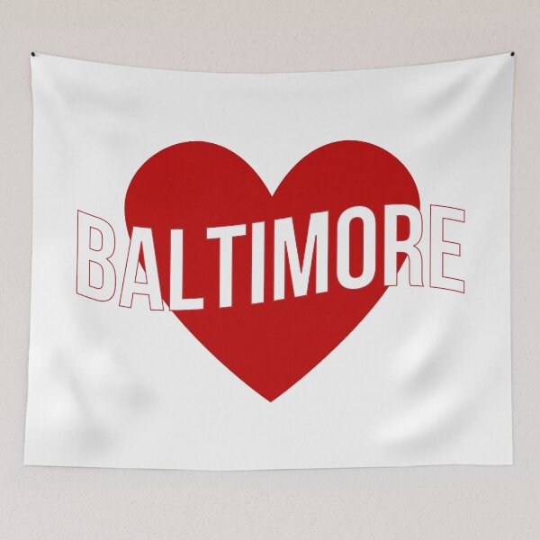 Item preview, Baltimore Heart designed and sold by NavierSmokes.
