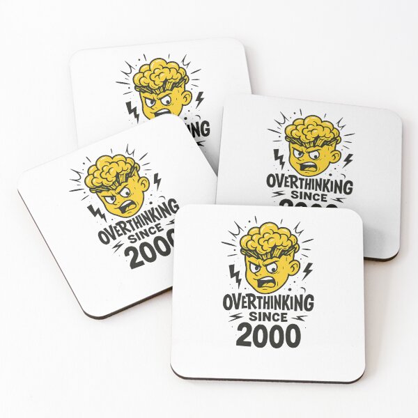 Item preview, verthinking Since 2000 Funny Gift for Thinkers Unisex Tee designed and sold by Yigal Joseph.