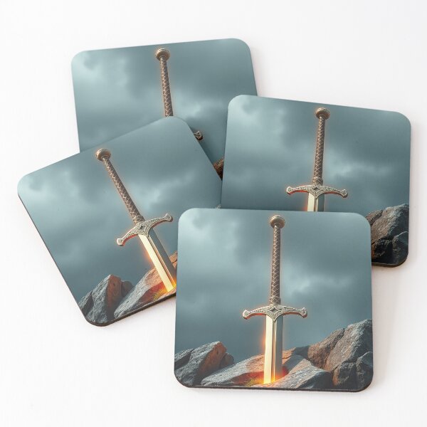 Item preview, Excalibur - The Legendary Sword in the Stone designed and sold by EvokeInspire.