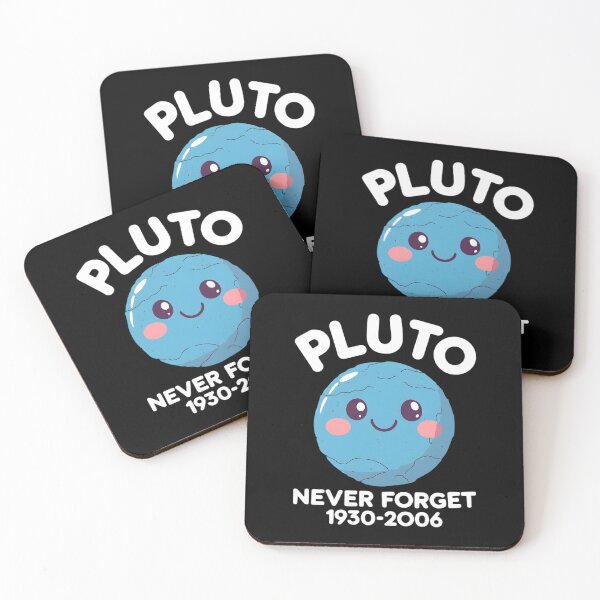 Item preview, Pluto Never Forget Retro Space Planet Tribute 1930–2006 designed and sold by ViktoonShirts.