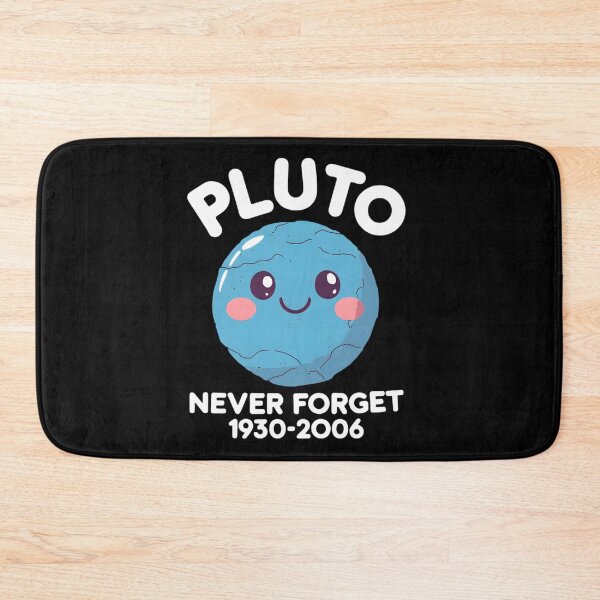 Item preview, Pluto Never Forget Retro Space Planet Tribute 1930–2006 designed and sold by ViktoonShirts.