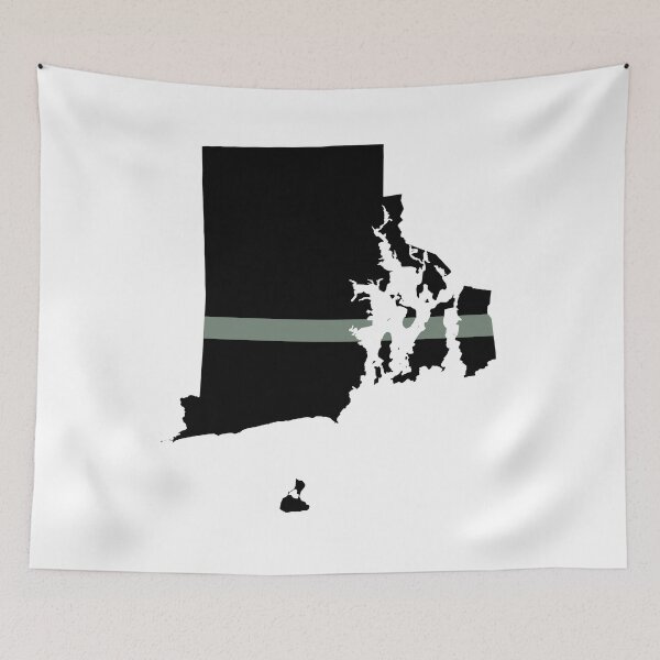 Item preview, Rhode Island Thin Silver Line designed and sold by PhilbonianDezin.