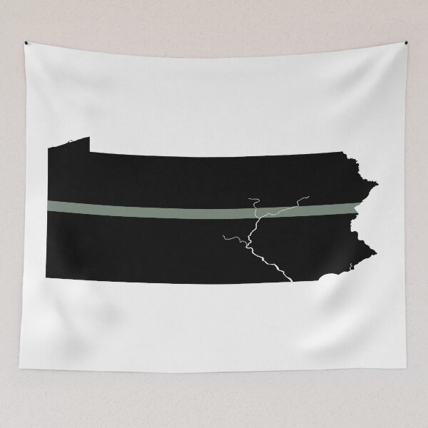 Item preview, Pennsylvania Thin Silver Line designed and sold by PhilbonianDezin.