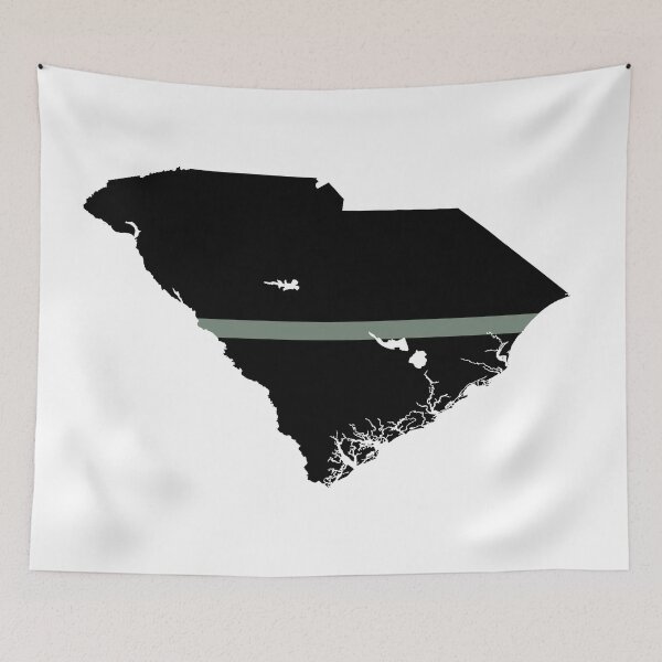 Item preview, South Carolina Thin Silver Line designed and sold by PhilbonianDezin.