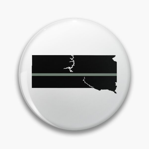 Item preview, South Dakota Thin Silver Line designed and sold by PhilbonianDezin.