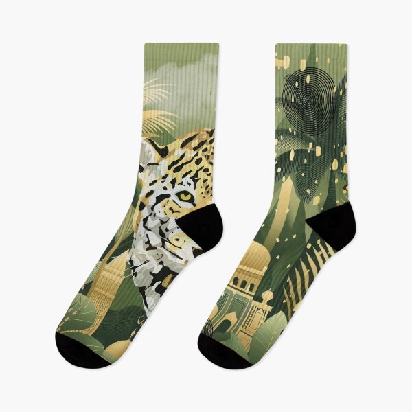 Item preview, Elegant Gold Tropical Jungle Pattern | Botanical Palm Leaves Design designed and sold by Sugar Wisdom .