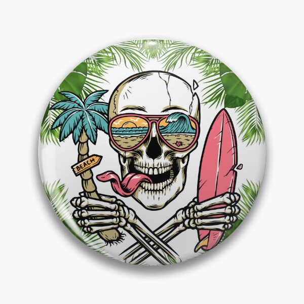 Item preview, Skull Beach Vibes designed and sold by Art&couleurs .