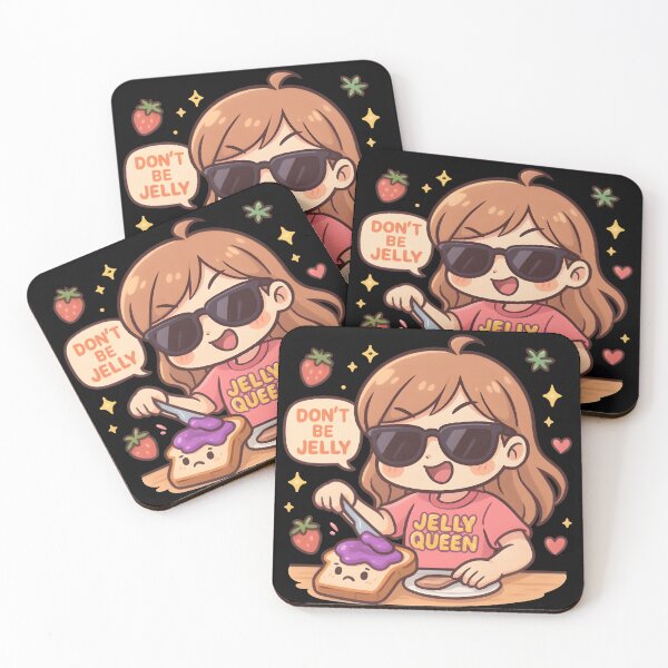 Item preview, Jelly Queen – Don’t Be Jelly Kawaii Chibi Shirt designed and sold by Snackwear Apparel.