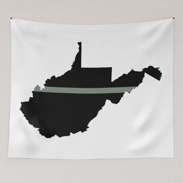 Item preview, West Virginia Thin Silver Line designed and sold by PhilbonianDezin.