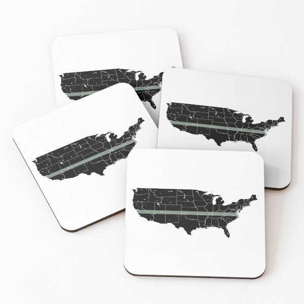 Item preview, Continental United States Thin Silver Line designed and sold by PhilbonianDezin.
