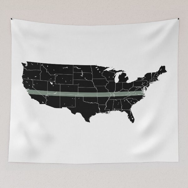 Item preview, Continental United States Thin Silver Line designed and sold by PhilbonianDezin.