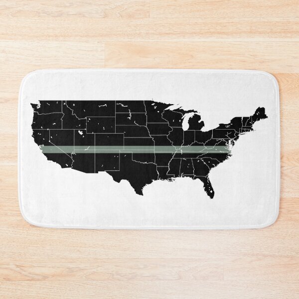 Item preview, Continental United States Thin Silver Line designed and sold by PhilbonianDezin.