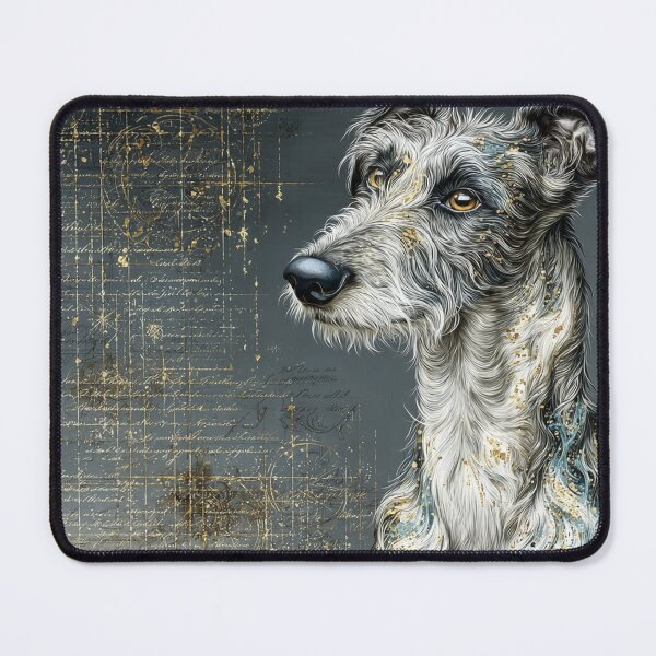Item preview, Greyhound, Scottish Deerhound, Lurcher gold match designed and sold by aghnadarragh.