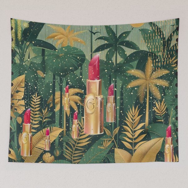 Item preview, Elegant Gold Tropical Jungle Pattern | Botanical Palm Leaves Design designed and sold by Sugar Wisdom .