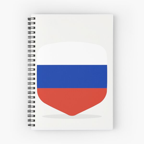 Item preview, Russian Flag Shield – Modern Flat Design designed and sold by PrometheusStyle.