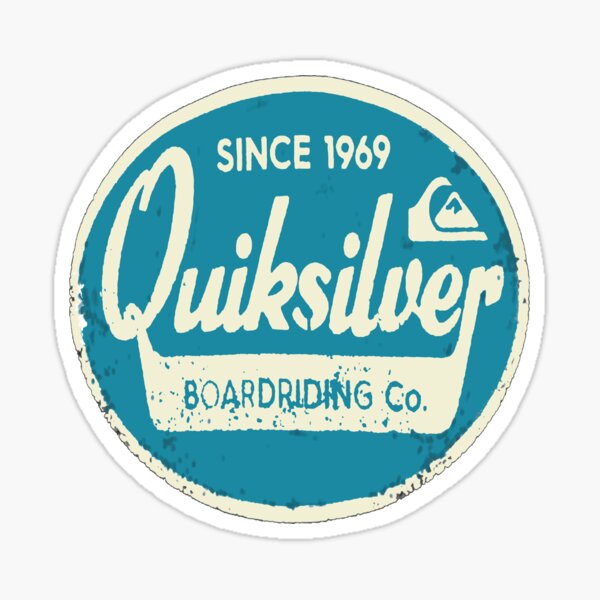 Artikel-Vorschau von Vintage blauer Distressed-Kreis aus den Sechzigern, Longboard-Surfen, Surfbrett-Logo-Design, Silver Board Riding Co., designt und verkauft von Kludoman.