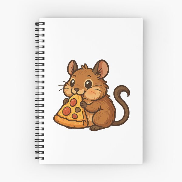 Item preview, Cute Cartoon Degu Eating Pizza designed and sold by k3rstman1.