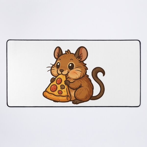 Item preview, Cute Cartoon Degu Eating Pizza designed and sold by k3rstman1.