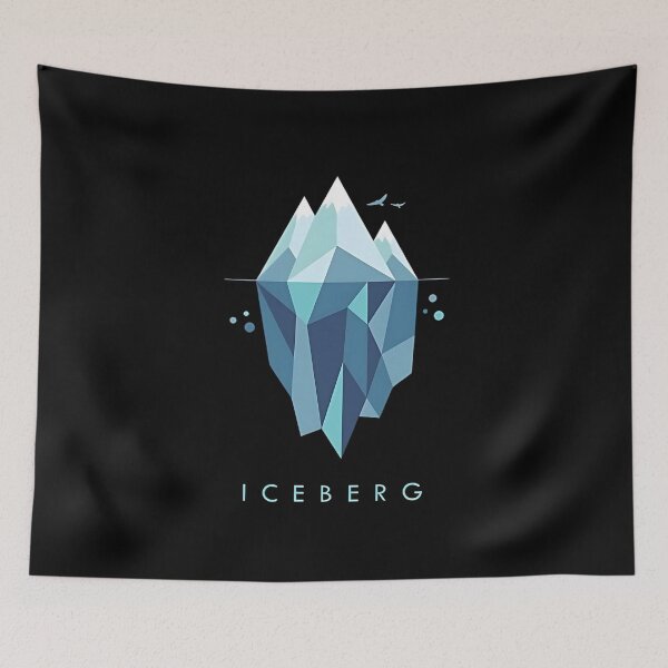 Item preview, Deep Impact: Geometric Iceberg Design designed and sold by Evo Desings.