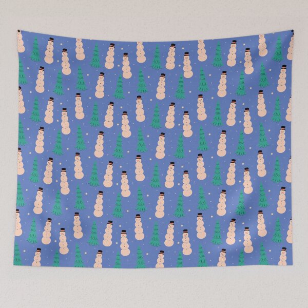 Item preview, fir trees and snowmen designed and sold by burbura.