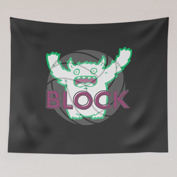 Item preview, Volleyball Monster Block designed and sold by MarioWorksHQ.
