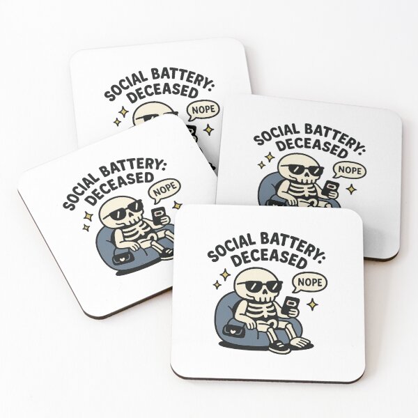 Item preview, Social battery deceased designed and sold by Bluntdivas.