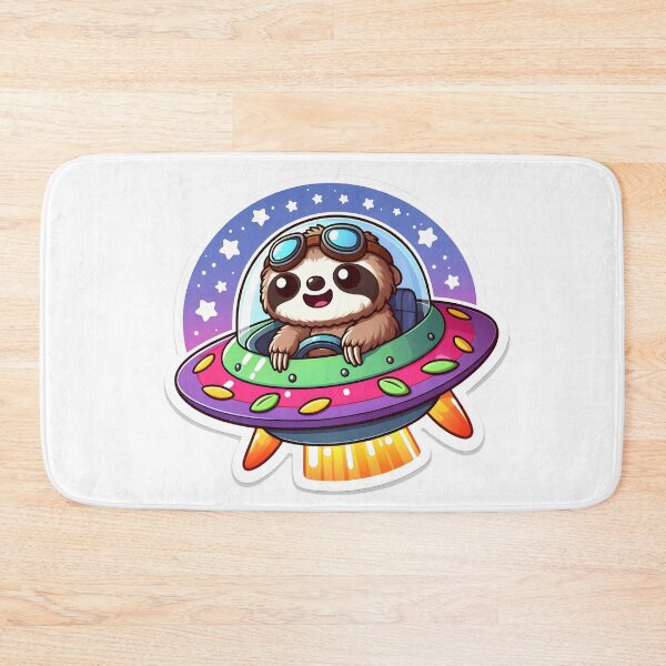 Item preview, UFO Kawaii Sloth designed and sold by ArtistEmbrace.
