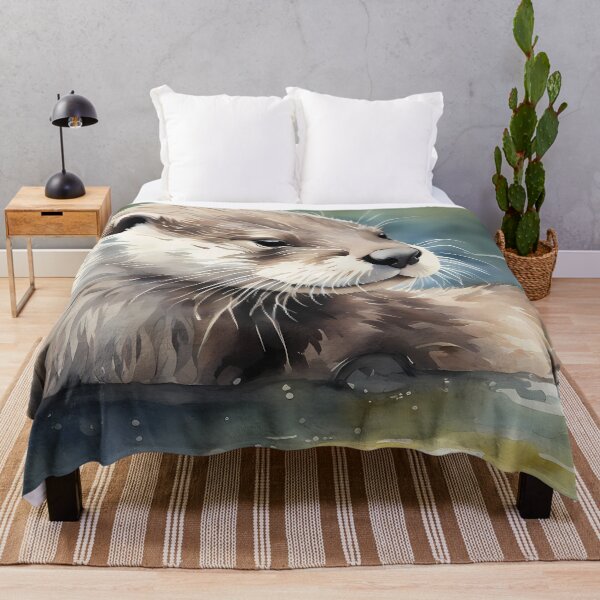 Item preview, Otter in River designed and sold by CalmnessbyChoice.