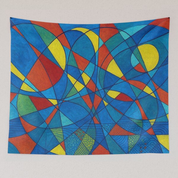 Item preview, Geometric chaos full of colors designed and sold by Sigtrix.