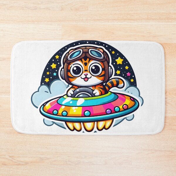 Item preview, UFO Kawaii Tiger designed and sold by ArtistEmbrace.