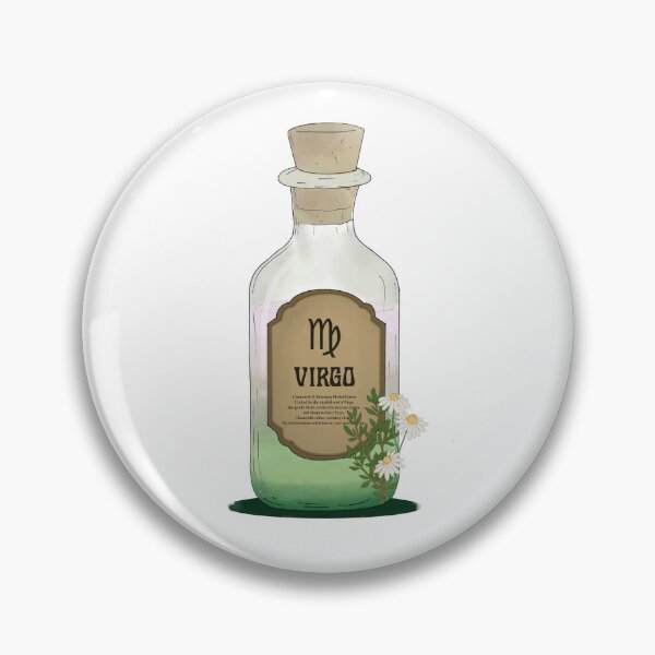 Aperçu de l'œuvre Illustration de l'élixir de potion du zodiaque Vierge créée et vendue par Soul woven creative.