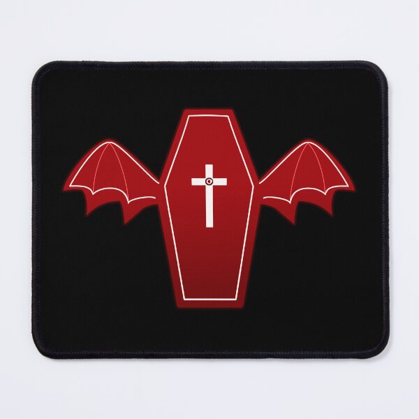 Item preview, red coffin with wings ₊˚ෆ designed and sold by cottonlacey.