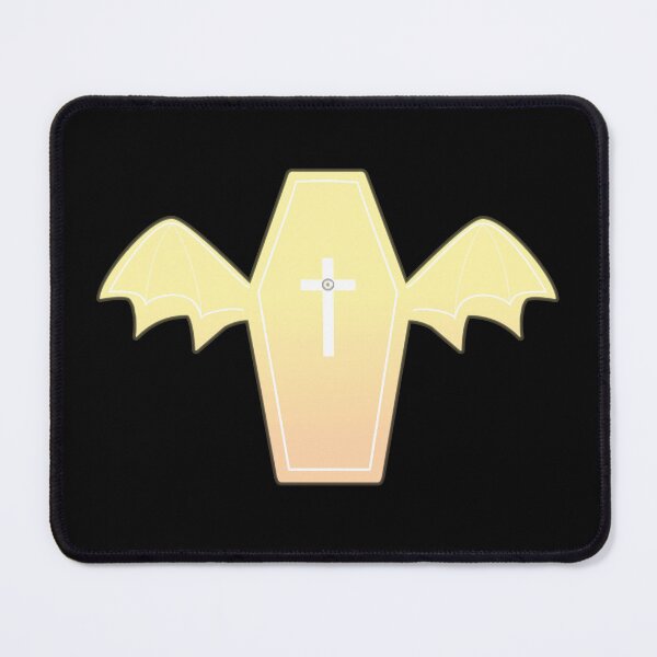 Item preview, light yellow coffin with wings ₊˚ෆ designed and sold by cottonlacey.