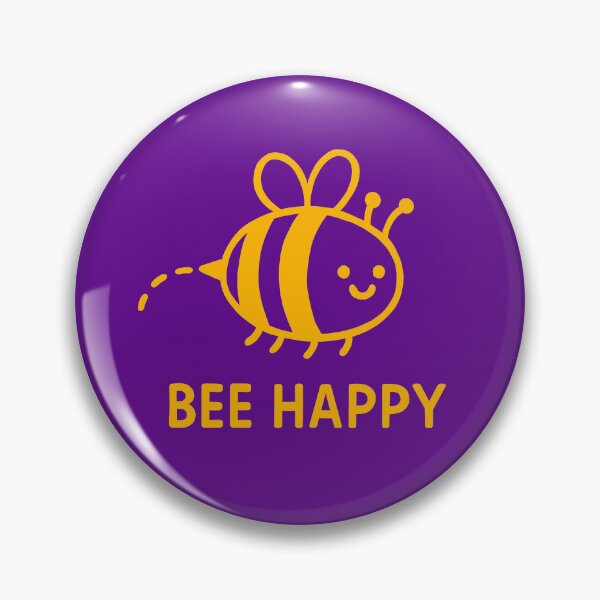 Item preview, Bee Happy – Cute Smiling Bee Positive Vibes - Yellow designed and sold by FunnehGacha.