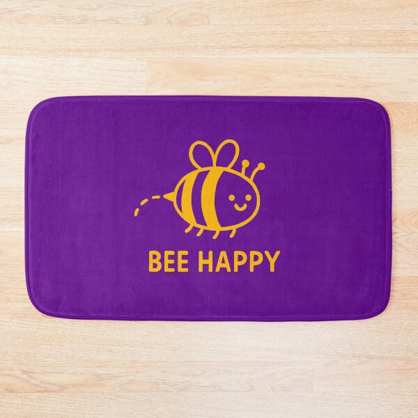 Item preview, Bee Happy – Cute Smiling Bee Positive Vibes - Yellow designed and sold by FunnehGacha.