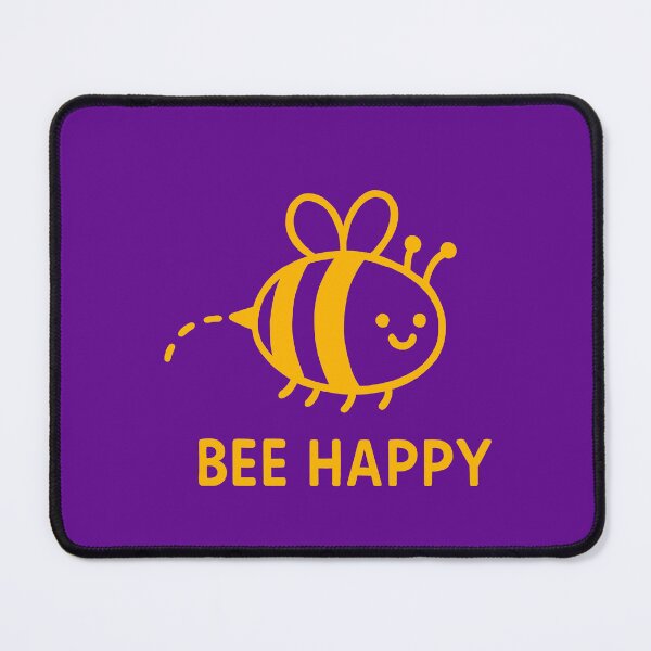 Item preview, Bee Happy – Cute Smiling Bee Positive Vibes - Yellow designed and sold by FunnehGacha.