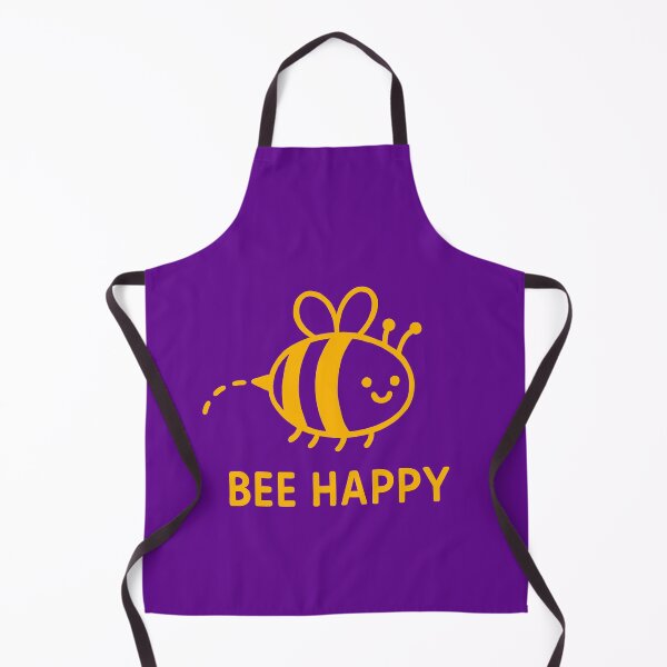Item preview, Bee Happy – Cute Smiling Bee Positive Vibes - Yellow designed and sold by FunnehGacha.