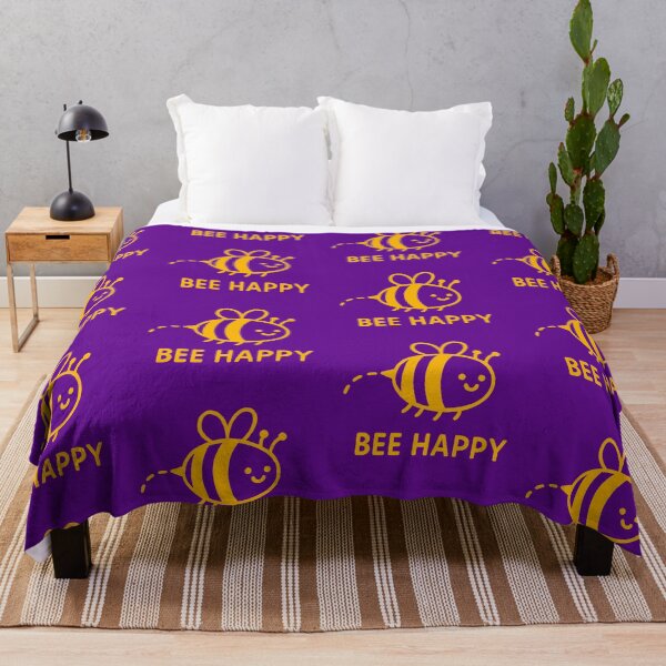 Item preview, Bee Happy – Cute Smiling Bee Positive Vibes - Yellow designed and sold by FunnehGacha.