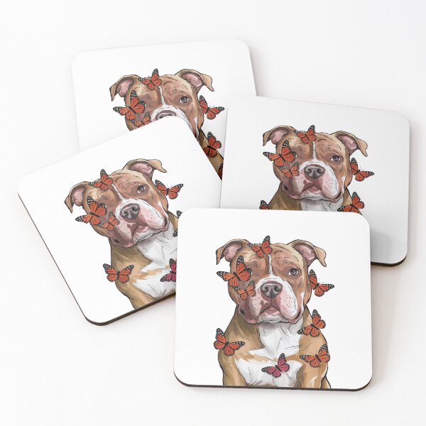 Item preview, Pitbull Water Colour illustration designed and sold by ZooStateofMind.