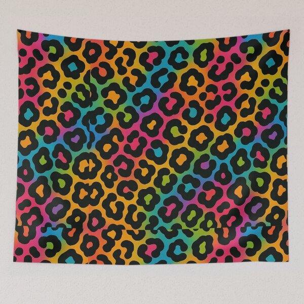 Item preview, Colorful leopard print designed and sold by netrok.