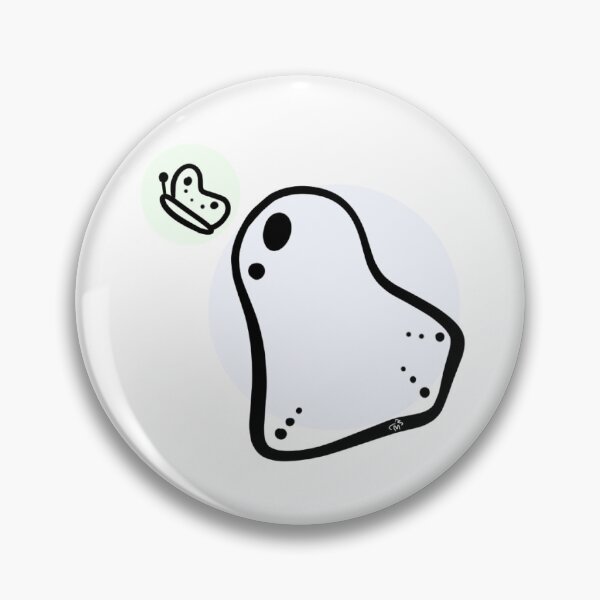 Item preview, Little ghost with a butterfly designed and sold by MoremagicArt.