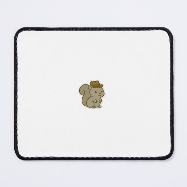 Item preview, cute cartoon squirrel wearing a cowboy hat designed and sold by PKPrintz.