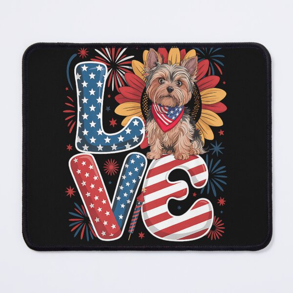Item preview, Love Yorkshire Terrier Dog 4th Of July Dog Lover designed and sold by Winther-Art.