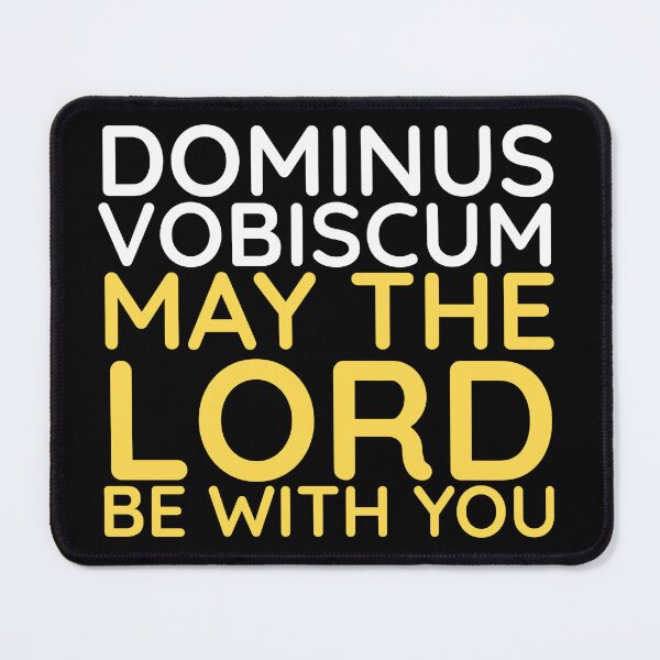 Item preview, Latin Mass Dominus Vobiscum Catholic English Latin Greeting designed and sold by MaryKunzGoldman.