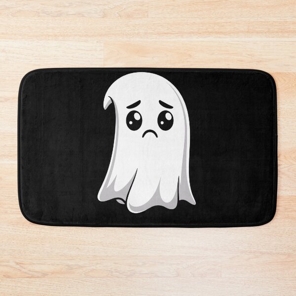 Item preview, sad cartoon ghost designed and sold by jkrphoto.
