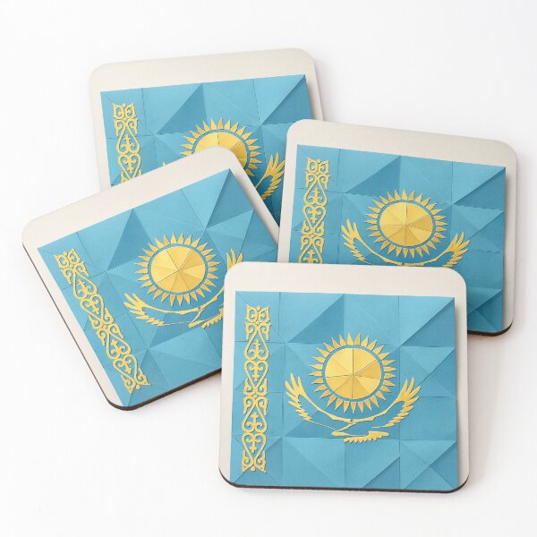 Item preview, Kazakhstan Flag – Modern Flat Design designed and sold by PrometheusStyle.