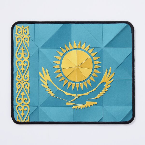 Item preview, Kazakhstan Flag – Modern Flat Design designed and sold by PrometheusStyle.