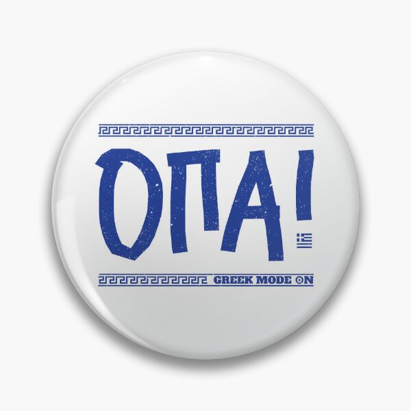 Item preview, OPA! Greek Mode On: Funny Greece Souvenir designed and sold by Happy Puppy Print On Demand.