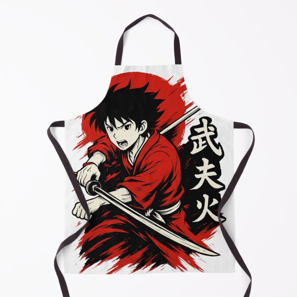 Item preview, Anime Samurai Warrior – Red Moon Battle Stance designed and sold by NAVOZKA.